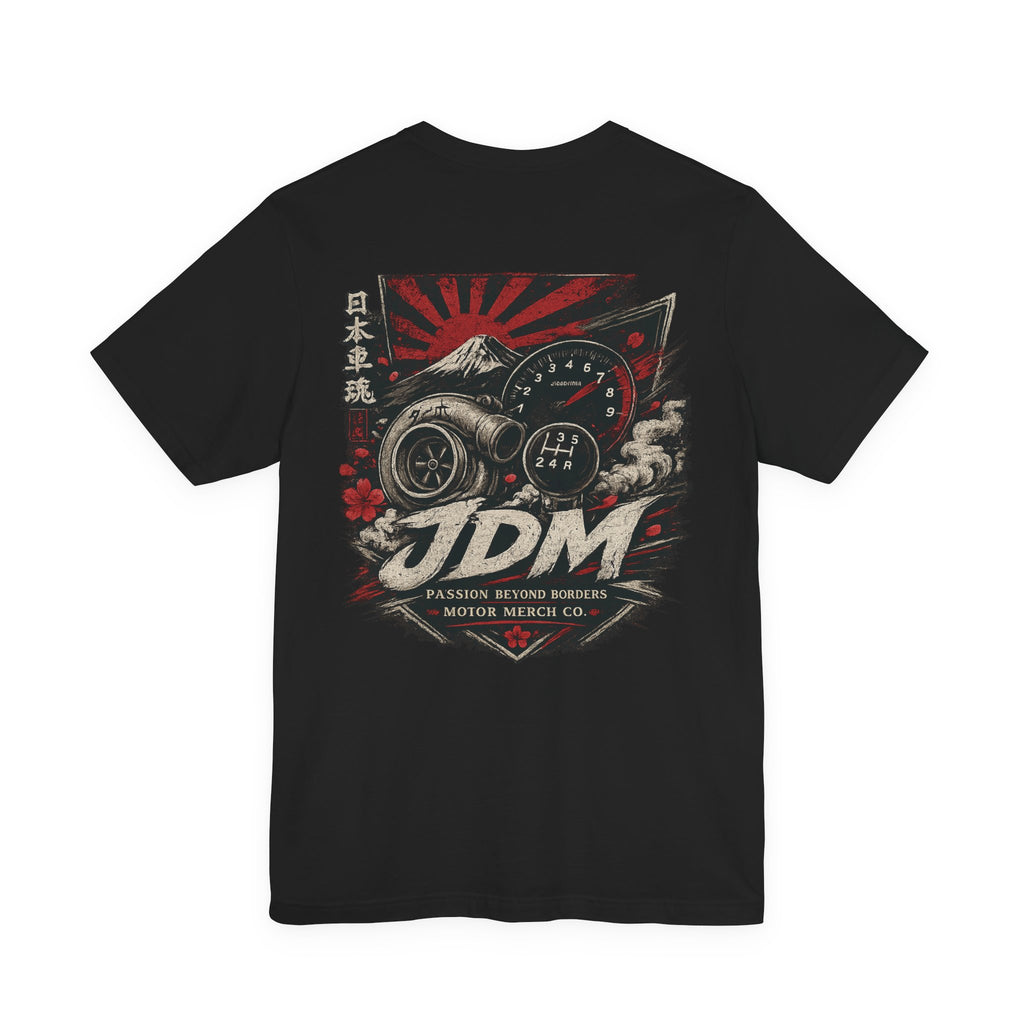 JDM Retro Rising Sun Mount Fuji Racing Graphic Shirt