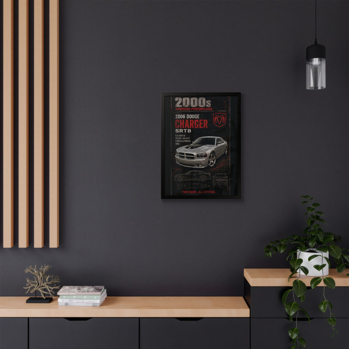 2006 Dodge Charger SRT8 Framed Poster