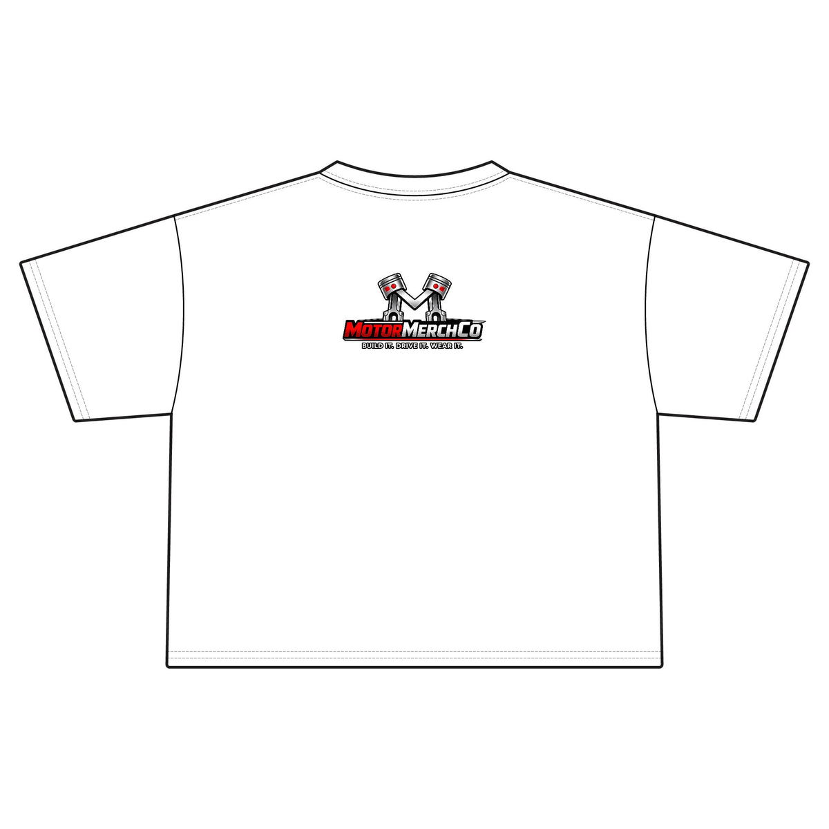 Car Chick Racing Graphic Cropped Tee