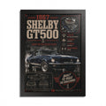 1967 Shelby GT500 Vintage Car Poster