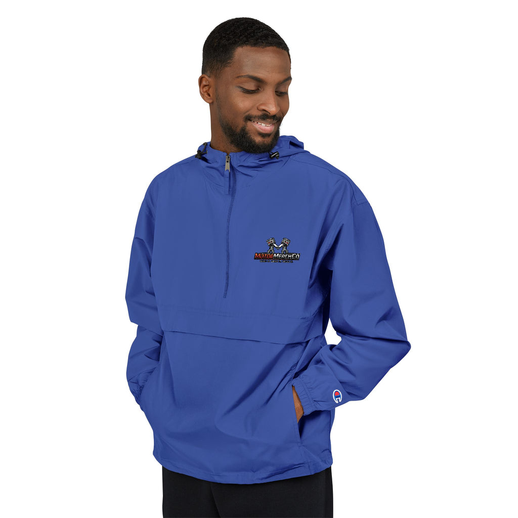 Packable Anorak Jacket — Lightweight Water-Resistant Hooded Windbreaker for Car Shows & Commuting