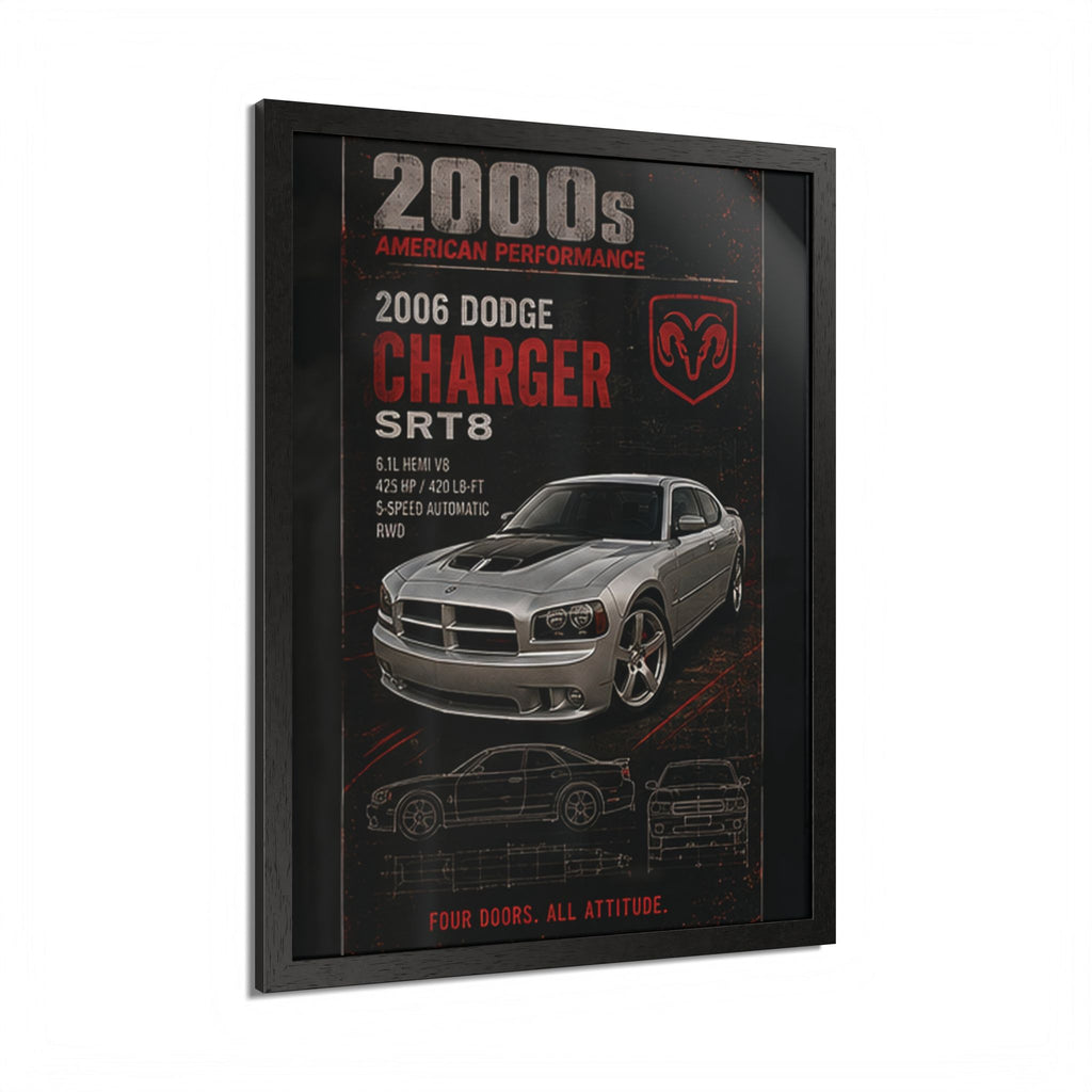 2006 Dodge Charger SRT8 Framed Poster