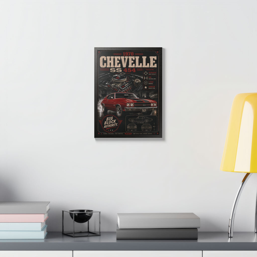 1970 Chevelle SS 454 Framed Poster -
