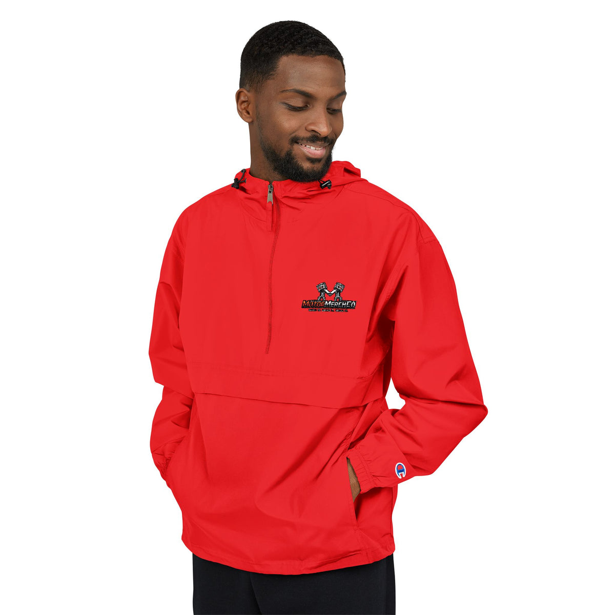 Packable Anorak Jacket — Lightweight Water-Resistant Hooded Windbreaker for Car Shows & Commuting
