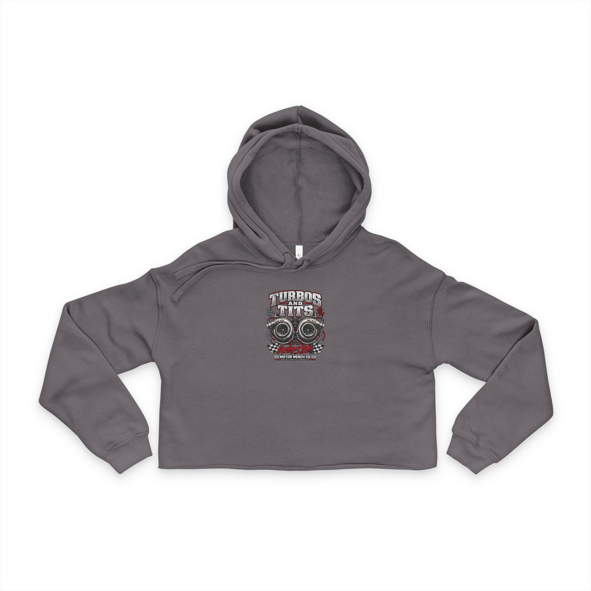 Cropped Hoodie — Turbo & Tits