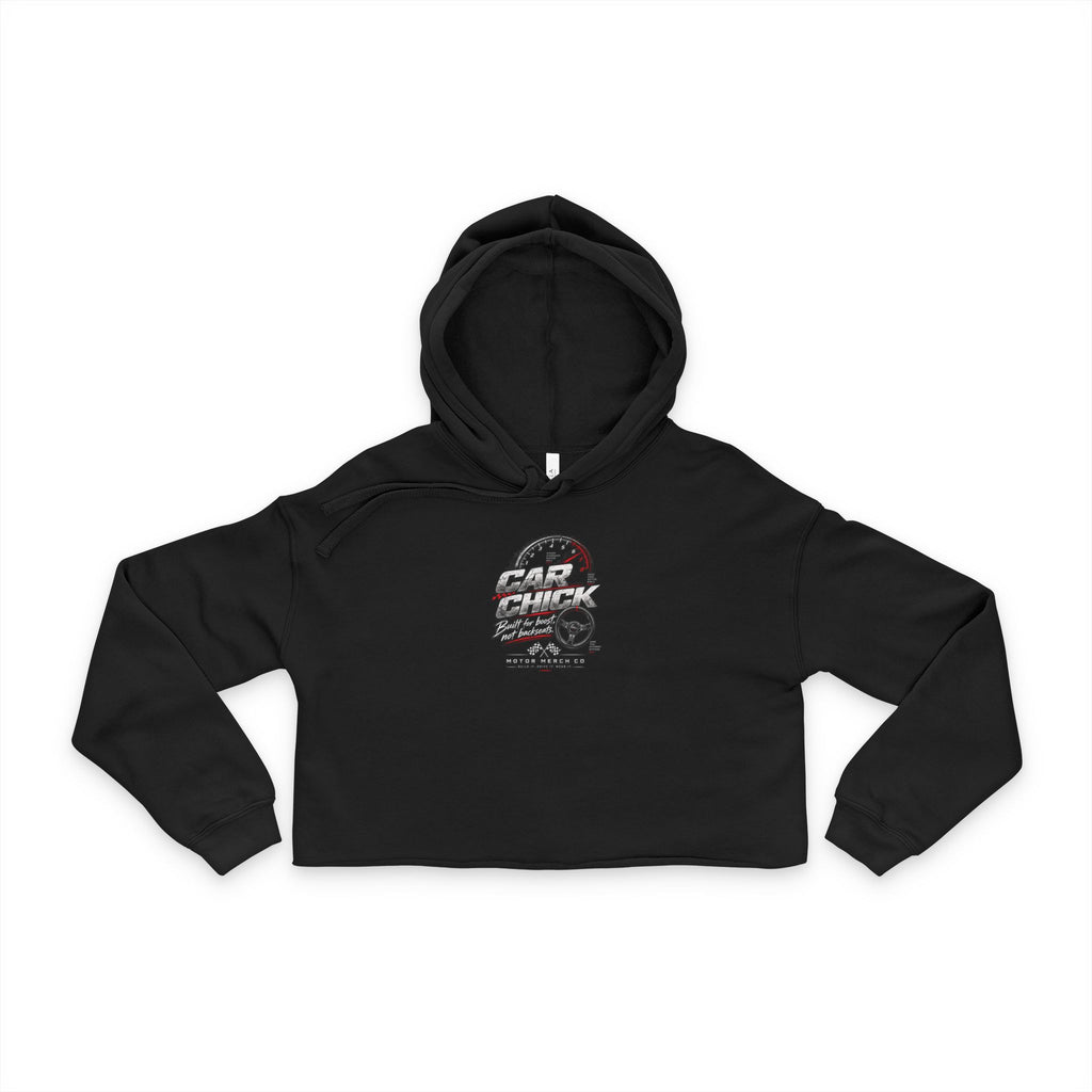 'Car Chick' Women's Crop Hoodie