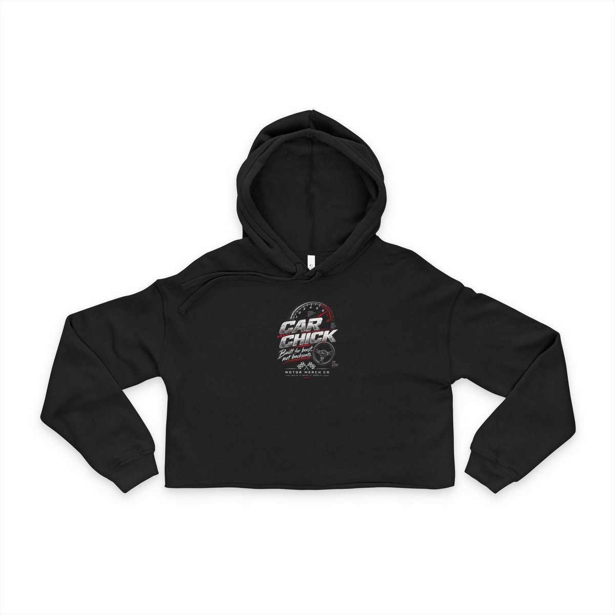 'Car Chick' Women's Crop Hoodie