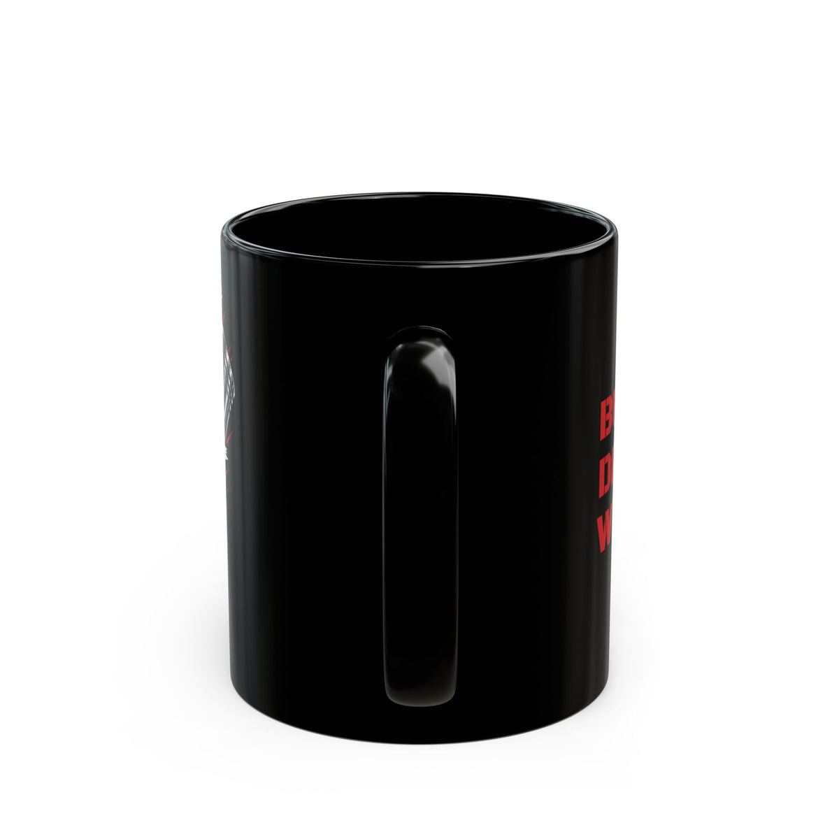 Built Not Bought Mug — Black Automotive Engine Coffee Cup (11oz/15oz)