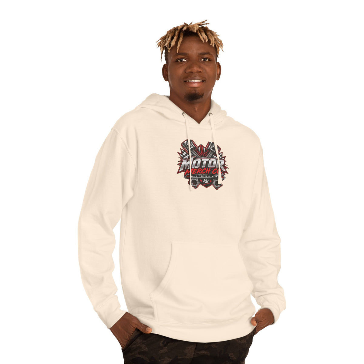 Motor Garage Hoodie — "Build It. Drive It. Wear It." Racing Pullover
