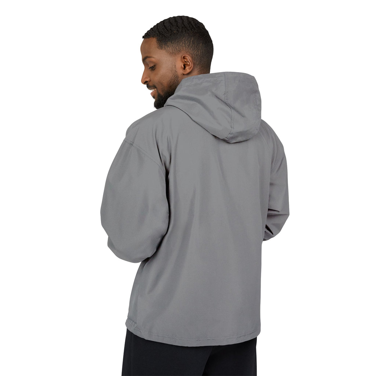 Packable Anorak Jacket — Lightweight Water-Resistant Hooded Windbreaker for Car Shows & Commuting