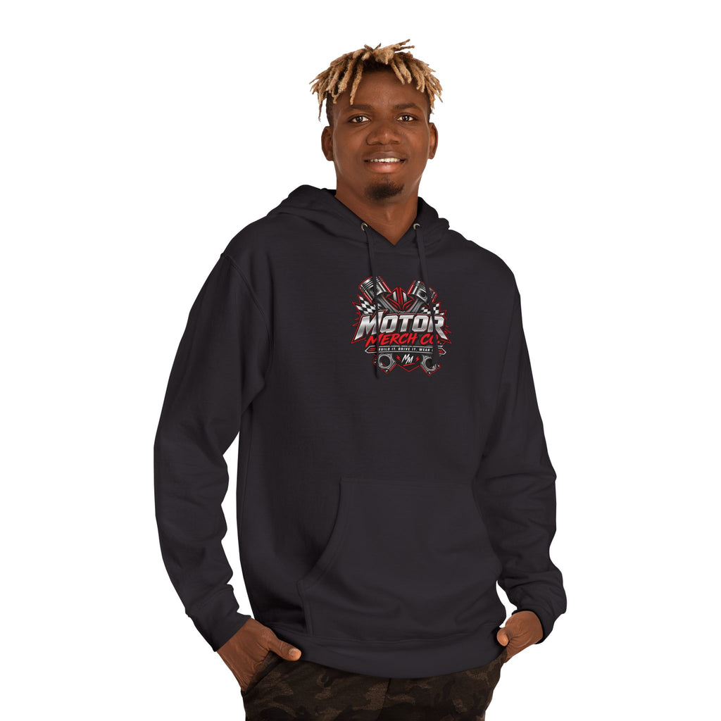 Motor Garage Hoodie — "Build It. Drive It. Wear It." Racing Pullover