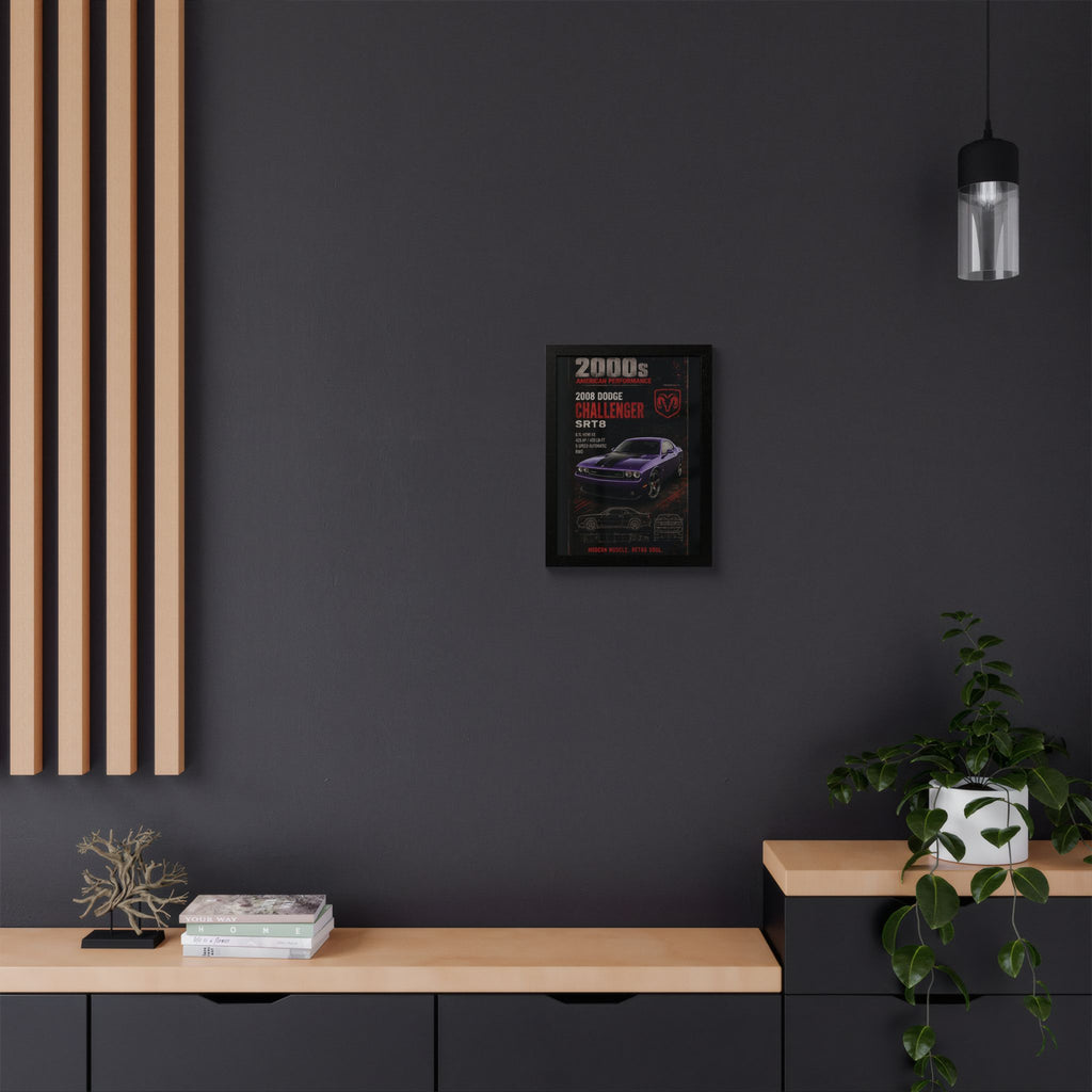 2008 Dodge Challenger SRT8 Framed Poster