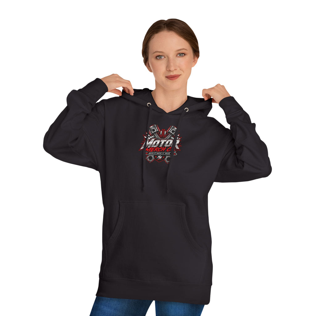 Motor Garage Hoodie — "Build It. Drive It. Wear It." Racing Pullover