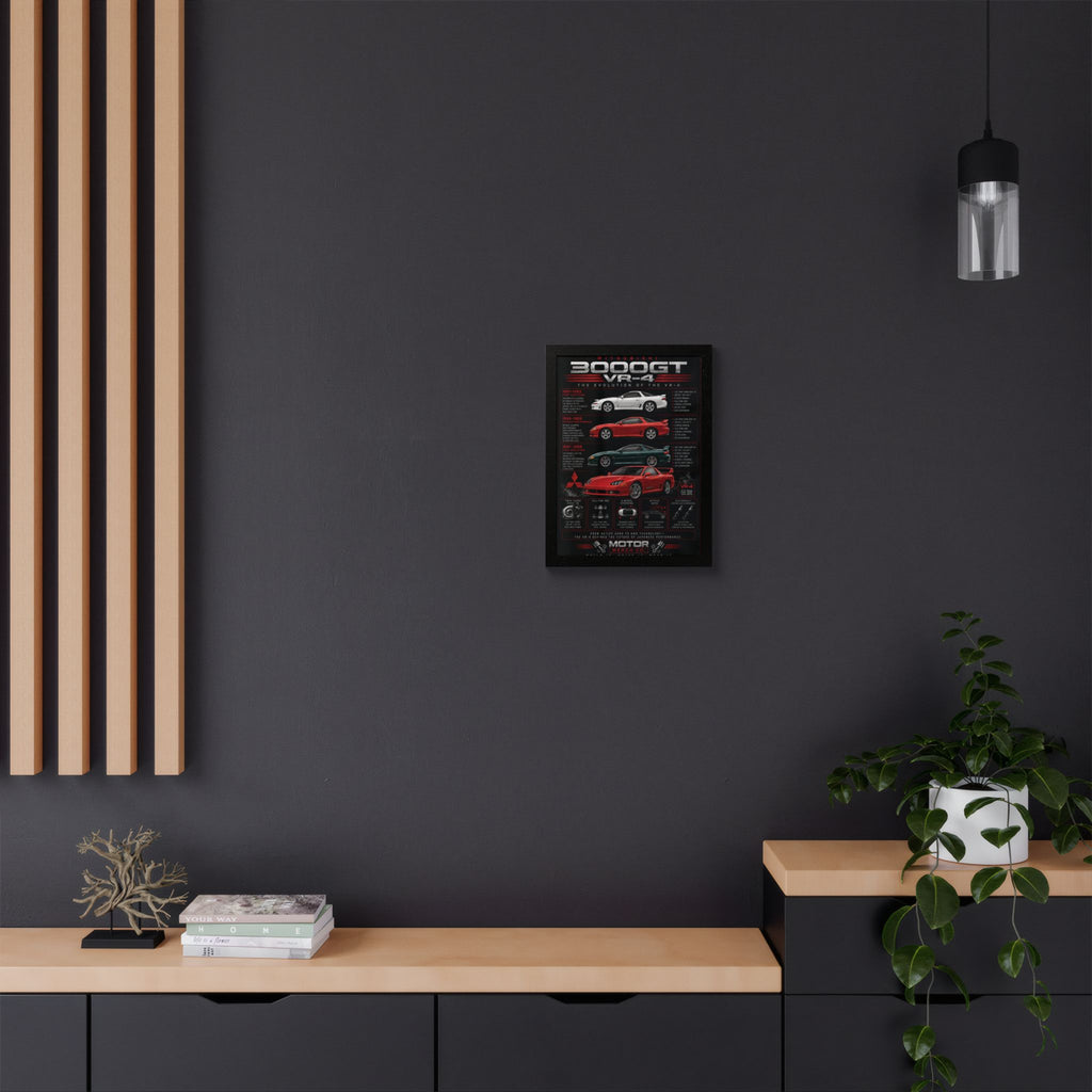 Mitsubishi 3000GT VR-4 Evolution Framed Poster