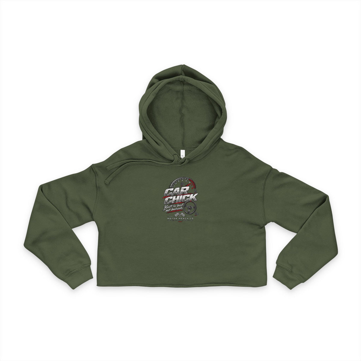 'Car Chick' Women's Crop Hoodie