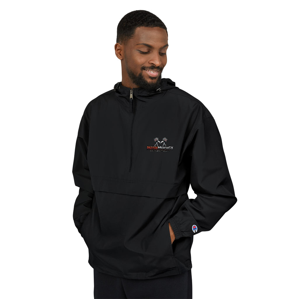 Packable Anorak Jacket — Lightweight Water-Resistant Hooded Windbreaker for Car Shows & Commuting