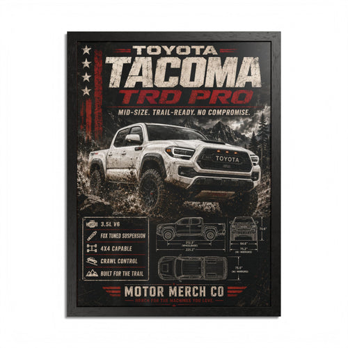 Toyota Tacoma TRD Pro Framed Poster