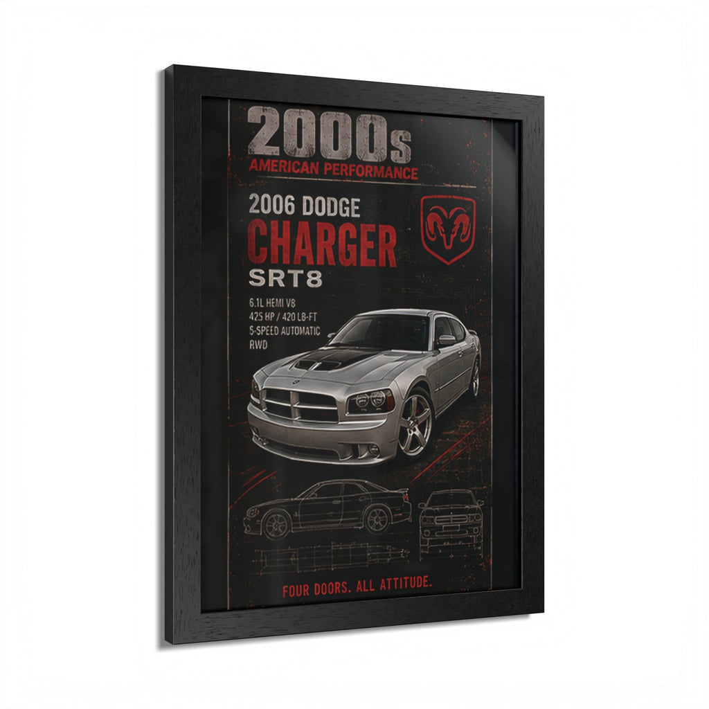 2006 Dodge Charger SRT8 Framed Poster